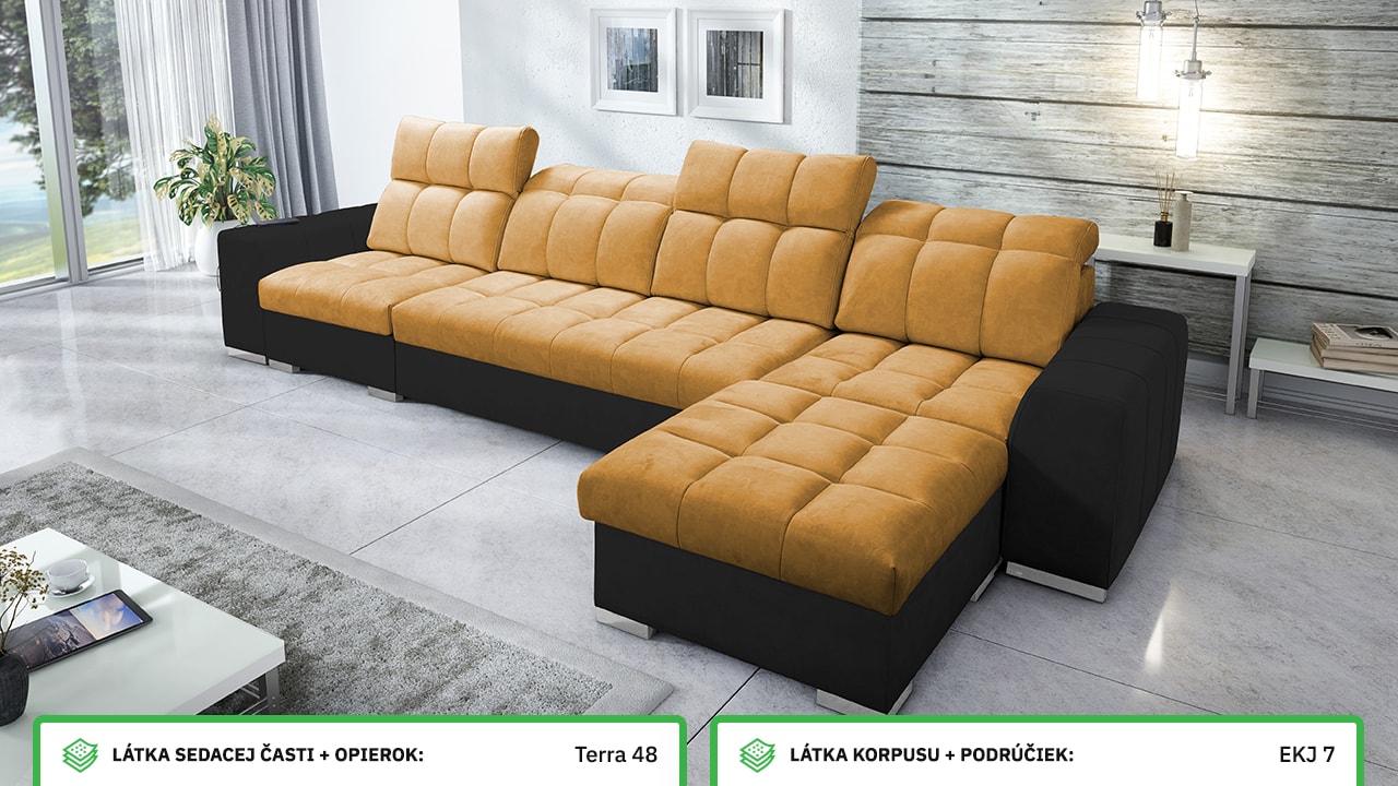 Rohová sedačka PAGANNI XII Farebné prevedenie