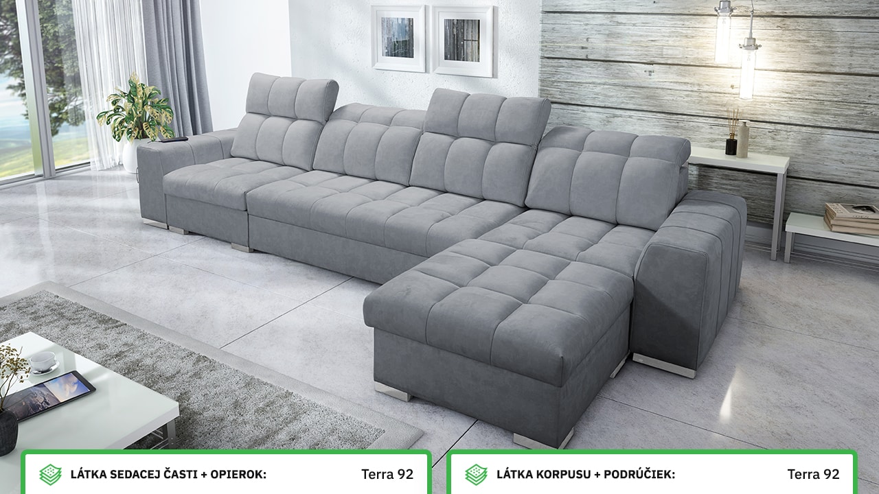 Rohová sedačka PAGANNI XII Farebné prevedenie