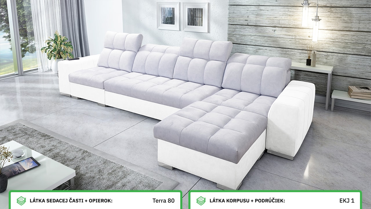 Rohová sedačka PAGANNI XII Farebné prevedenie