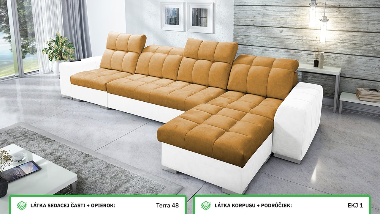 Rohová sedačka PAGANNI XII Farebné prevedenie