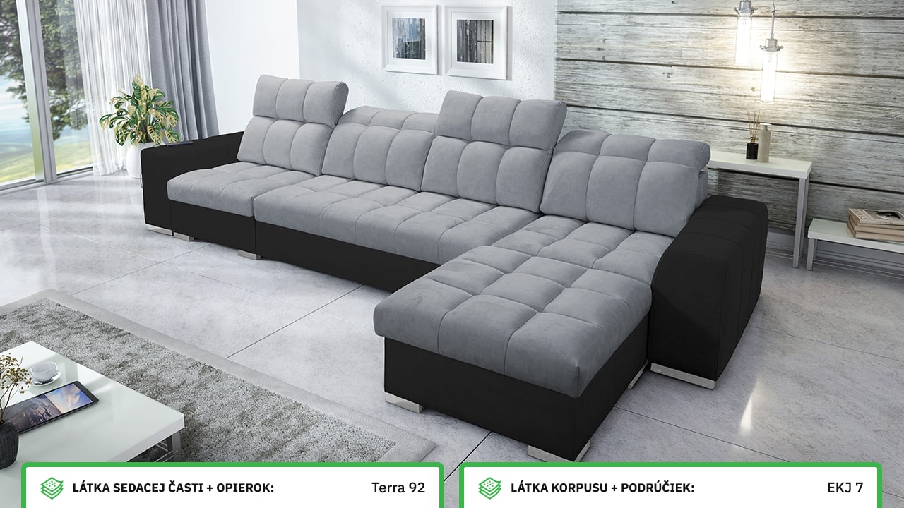 Rohová sedačka PAGANNI XII Farebné prevedenie