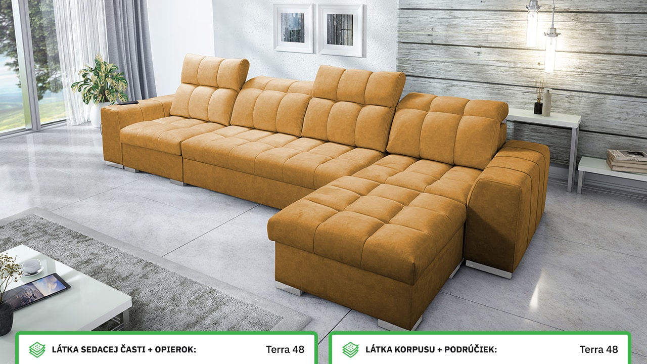 Rohová sedačka PAGANNI XII Farebné prevedenie