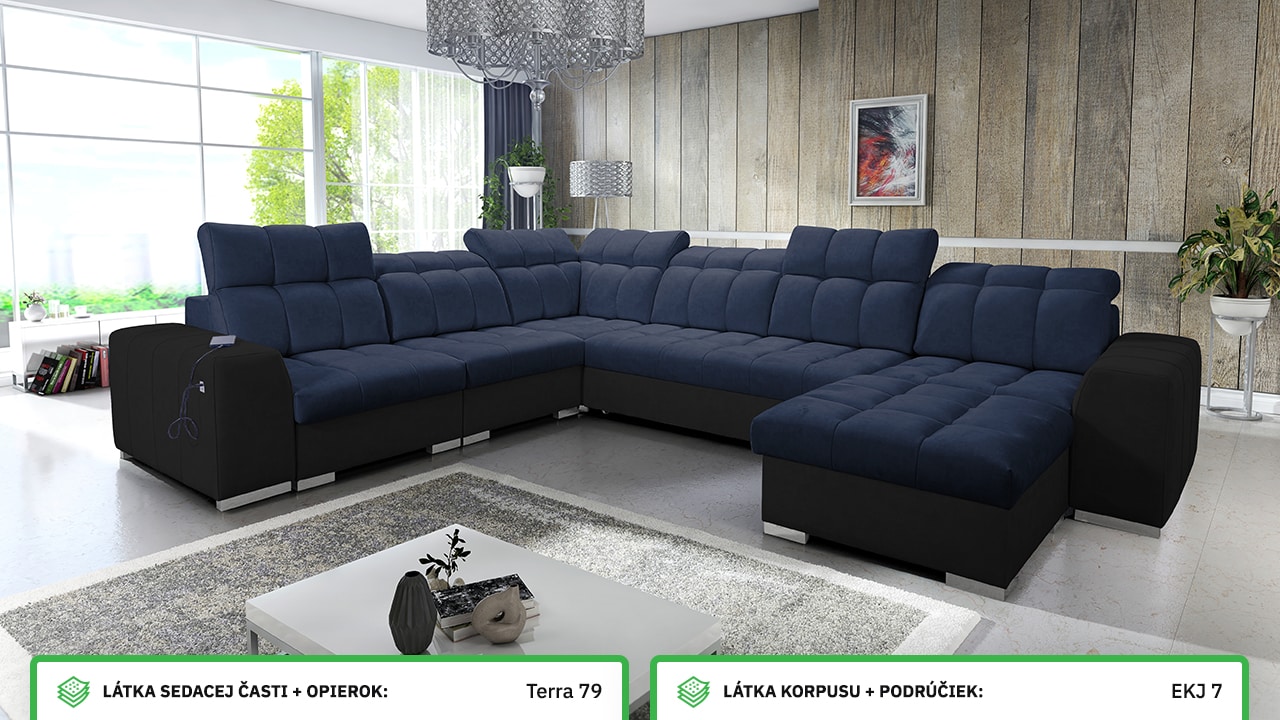 Sedacia súprava PAGANNI VIII Farebné prevedenie