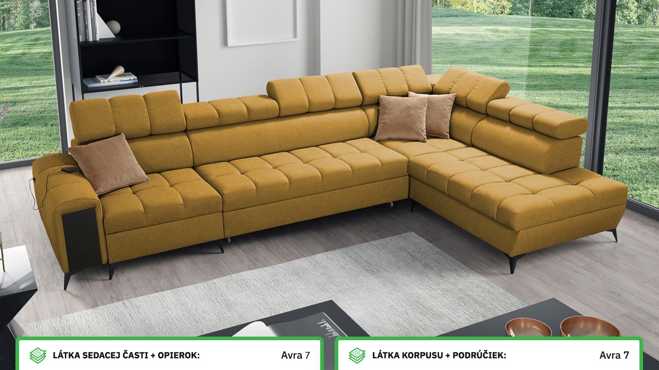 Rohová sedačka GRECCO XI Farebné prevedenie