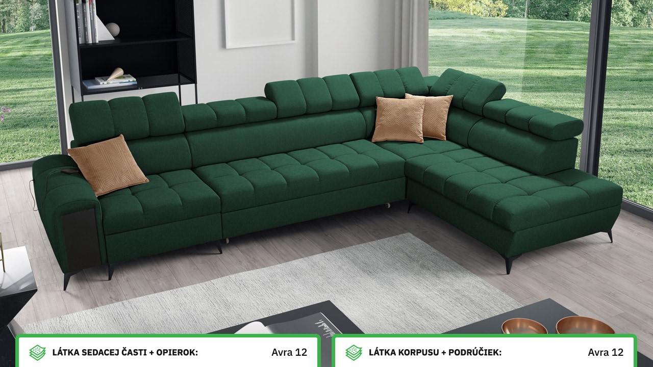 Rohová sedačka GRECCO XI Farebné prevedenie