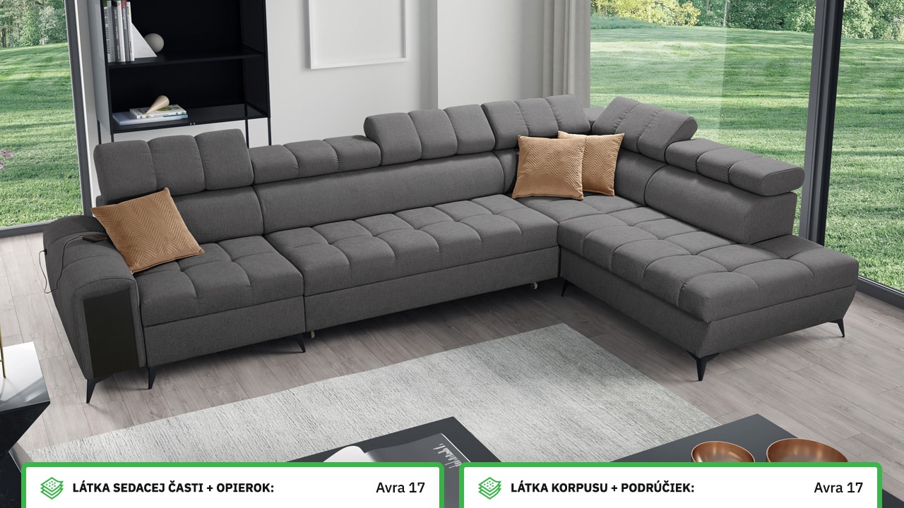 Rohová sedačka GRECCO XI Farebné prevedenie