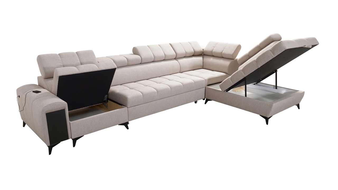 Rohová sedačka GRECCO XI Úložný priestor