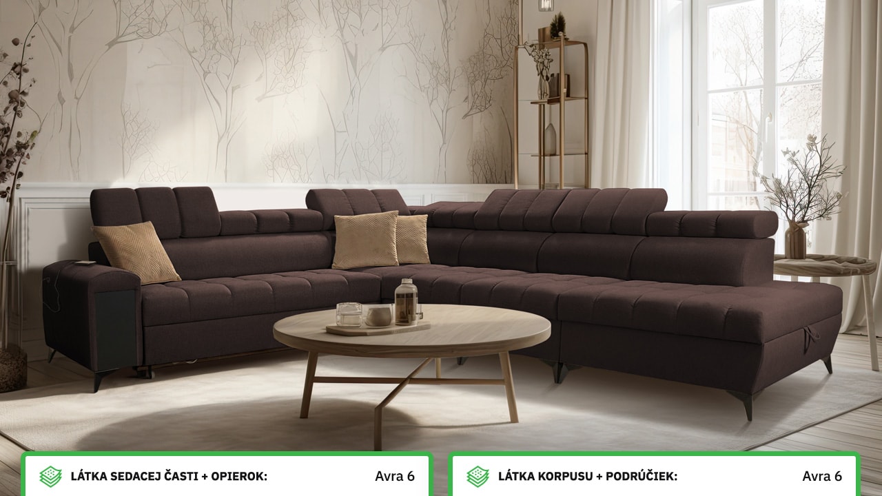 Rohová sedačka GRECCO XII Farebné prevedenie