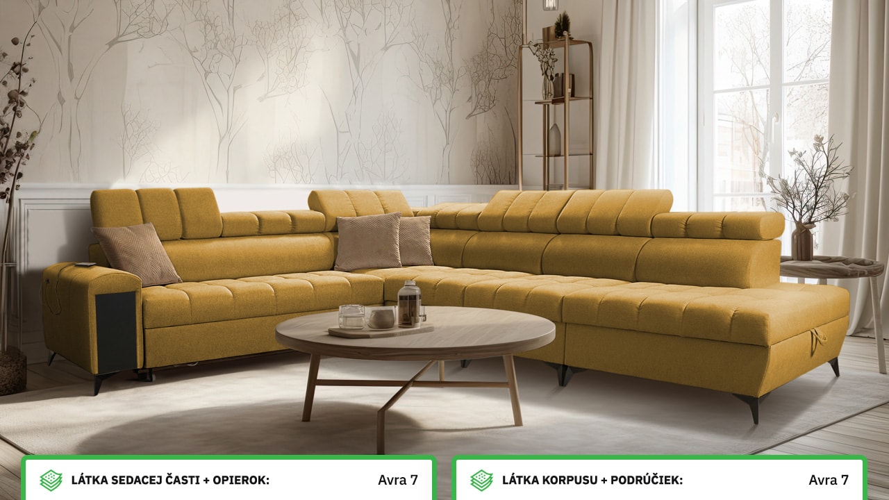 Rohová sedačka GRECCO XII Farebné prevedenie