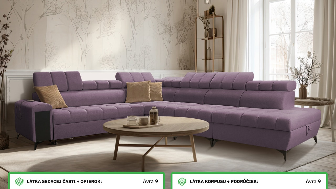 Rohová sedačka GRECCO XII Farebné prevedenie