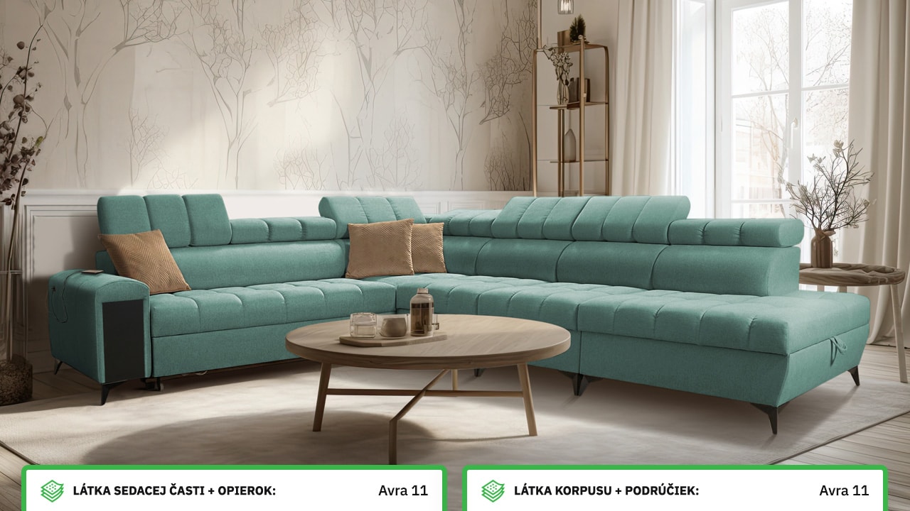 Rohová sedačka GRECCO XII Farebné prevedenie