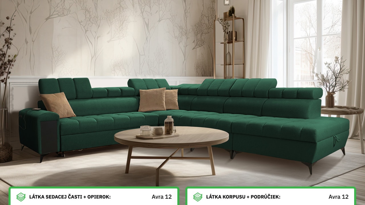 Rohová sedačka GRECCO XII Farebné prevedenie