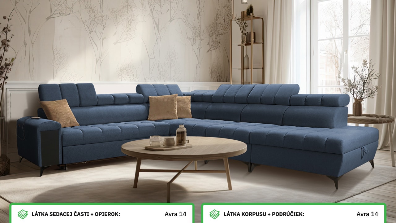 Rohová sedačka GRECCO XII Farebné prevedenie