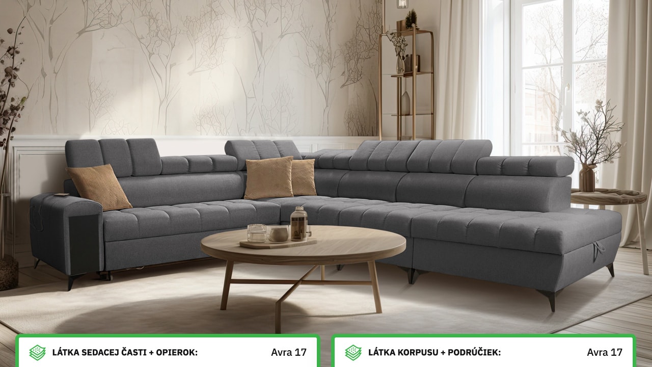 Rohová sedačka GRECCO XII Farebné prevedenie