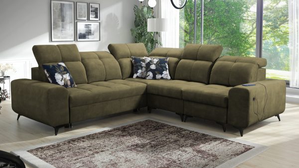 Rohová sedačka GOLD III Pravý roh