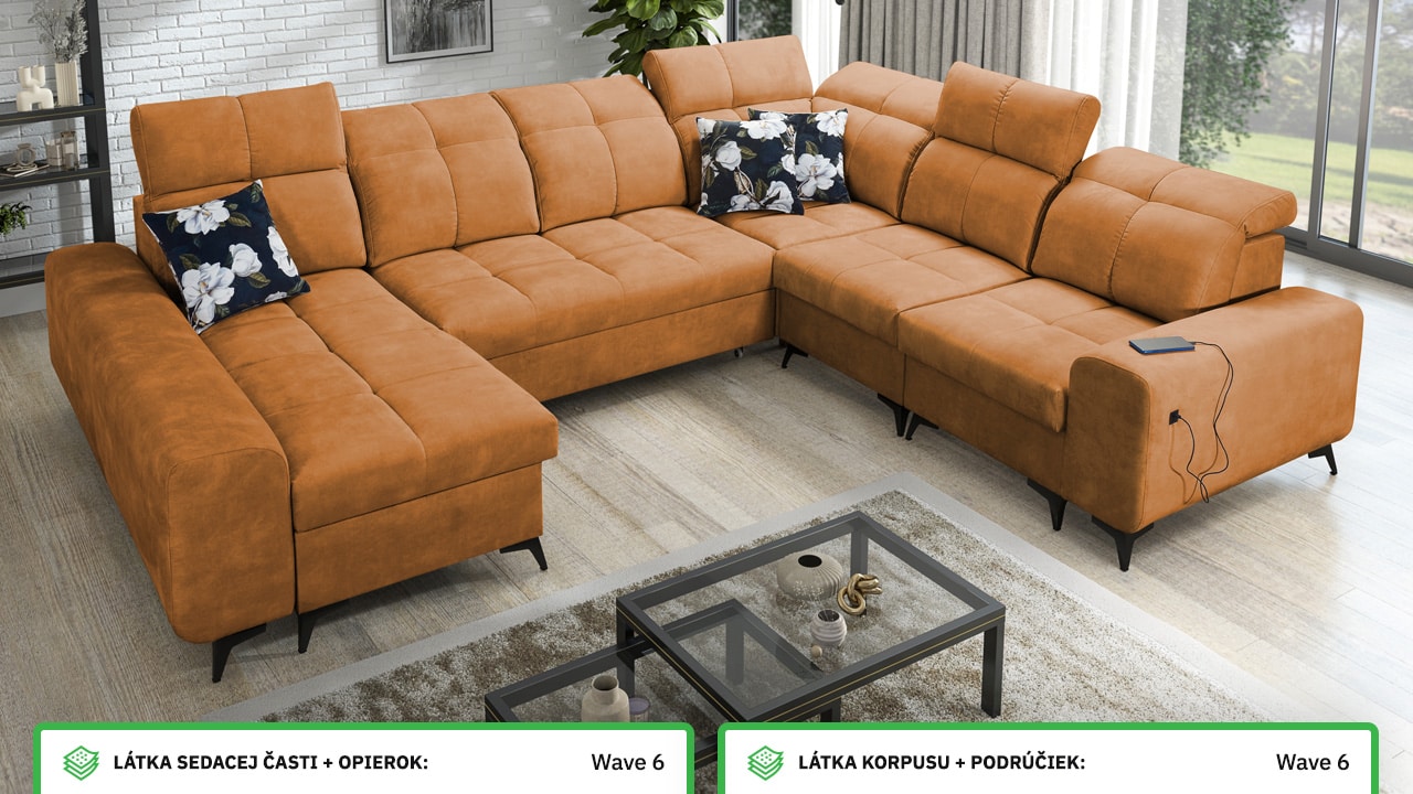 Sedacia súprava GOLD VIII Farebné prevedenie