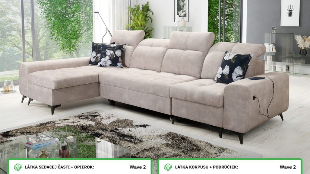 Rohová sedačka GOLD XII Farebné prevedenie