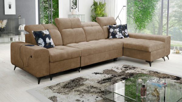 Rohová sedačka GOLD XII Pravý roh