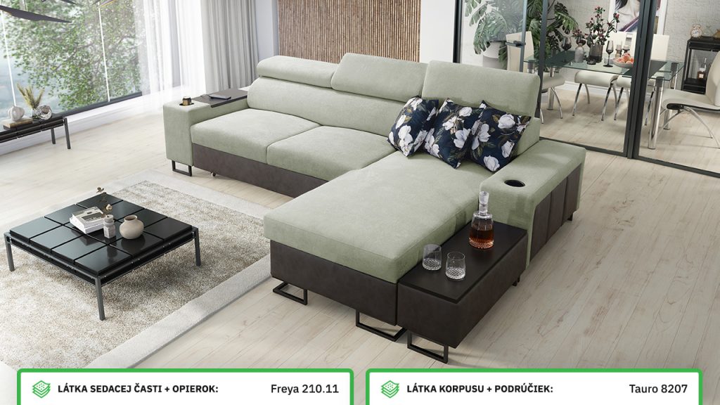 Rohová sedačka MELODIA I MAXI Farebné prevedenie