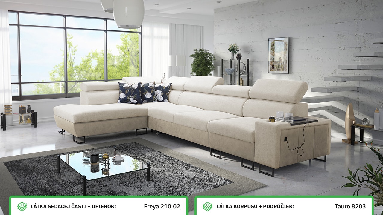 Rohová sedačka MELODIA XI MAXI Farebné prevedenie