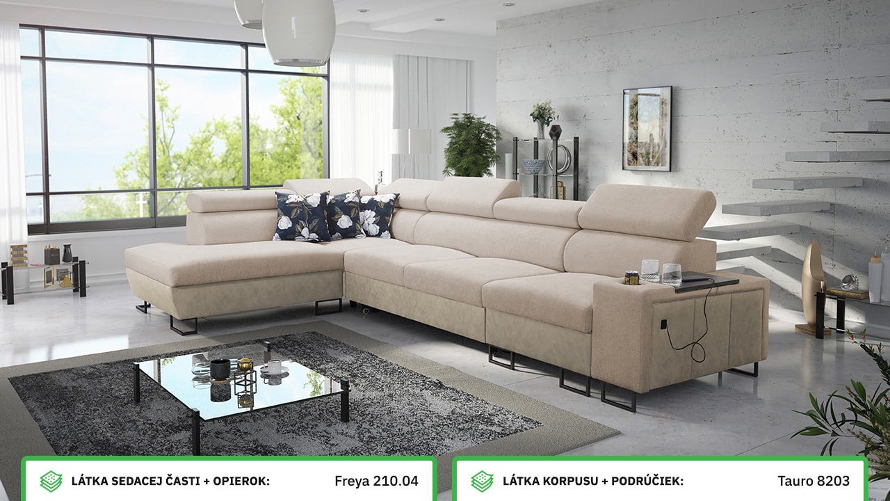 Rohová sedačka MELODIA XI MAXI Farebné prevedenie