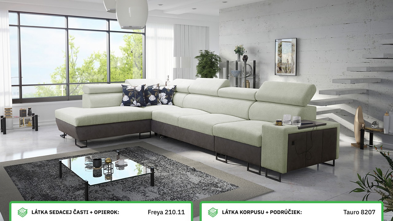 Rohová sedačka MELODIA XI MAXI Farebné prevedenie