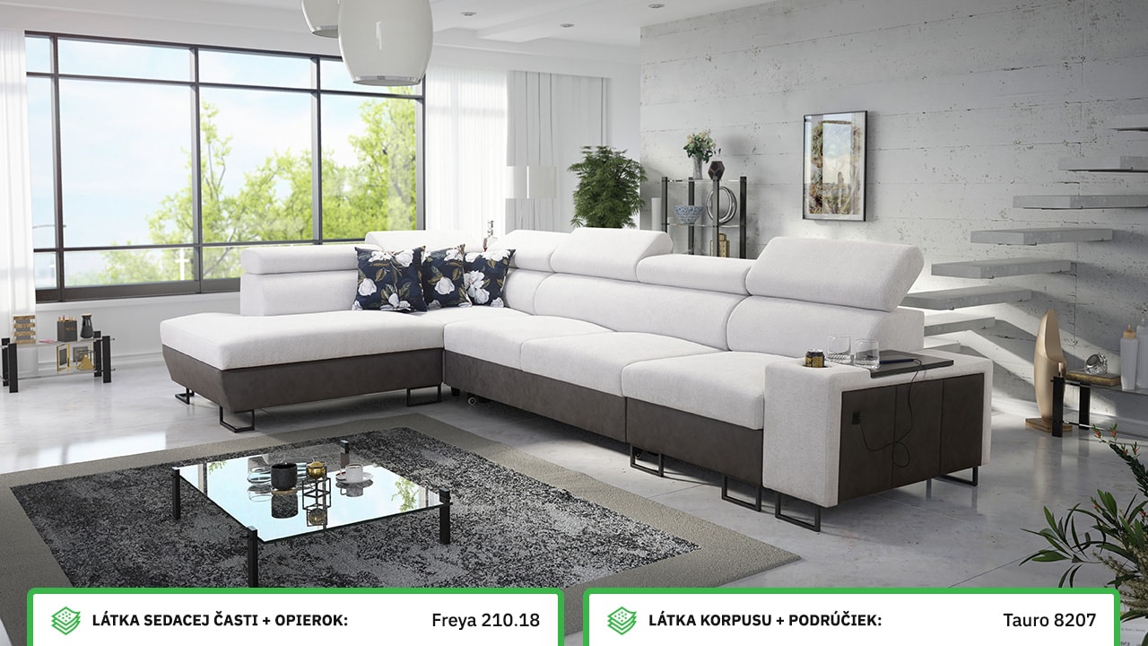 Rohová sedačka MELODIA XI MAXI Farebné prevedenie