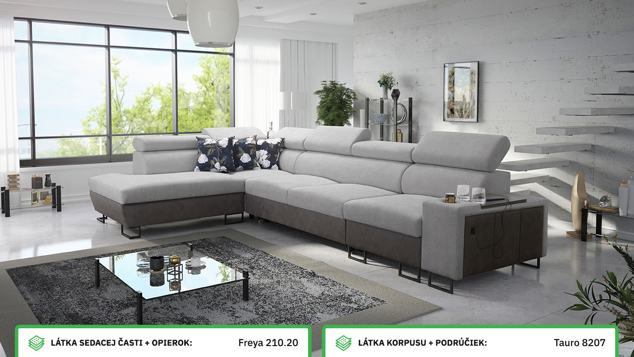 Rohová sedačka MELODIA XI MAXI Farebné prevedenie