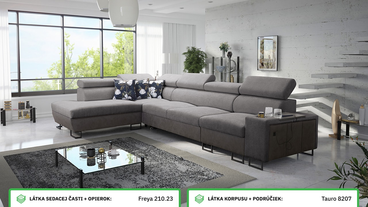 Rohová sedačka MELODIA XI MAXI Farebné prevedenie