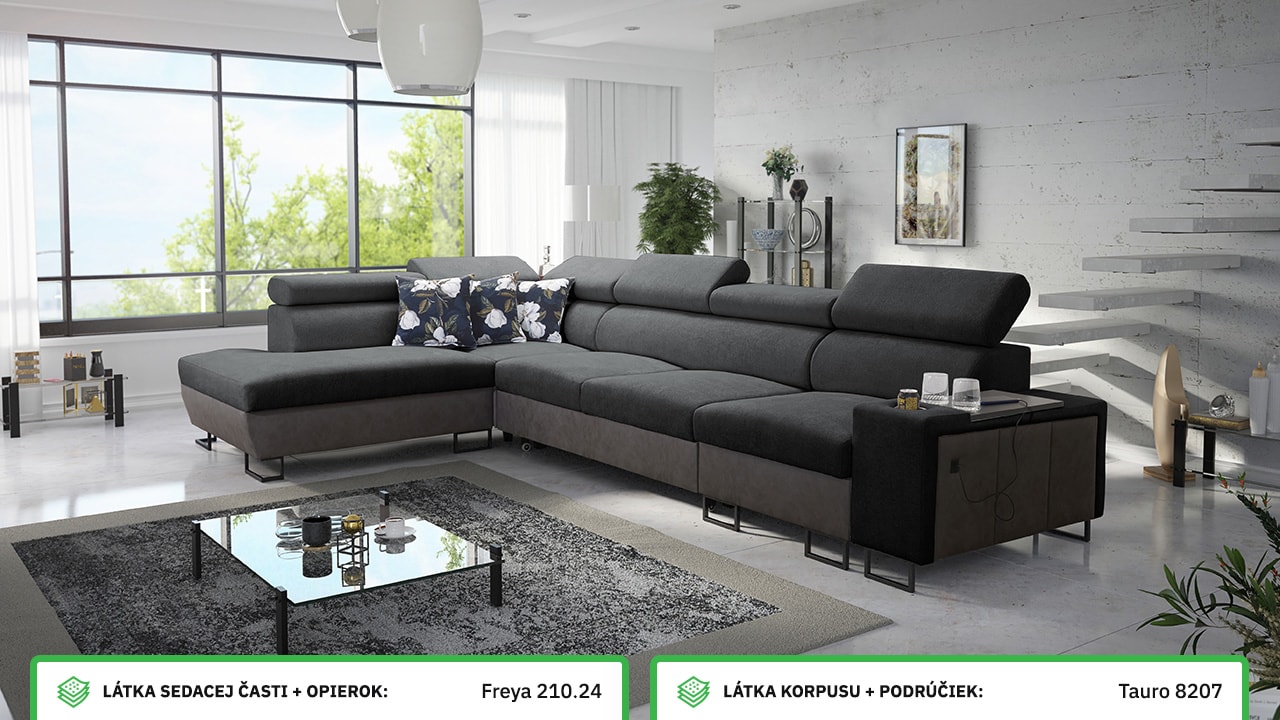 Rohová sedačka MELODIA XI MAXI Farebné prevedenie