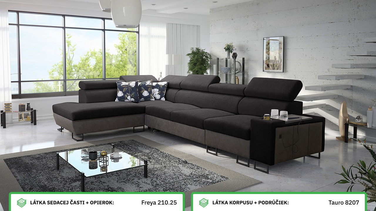 Rohová sedačka MELODIA XI MAXI Farebné prevedenie