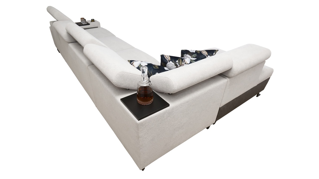 Rohová sedačka MELODIA XI MAXI Pohľad zozadu