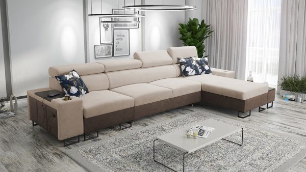 Rohová sedačka MELODIA XII MINI Pravý roh