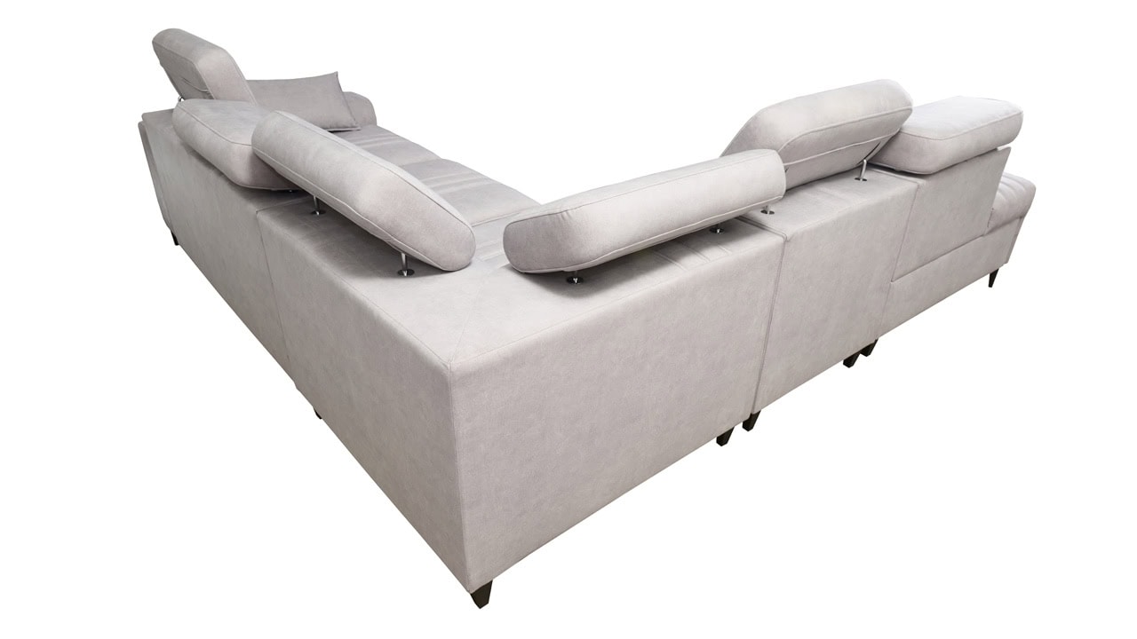 Rohová sedačka FABIO IX Pohľad zozadu